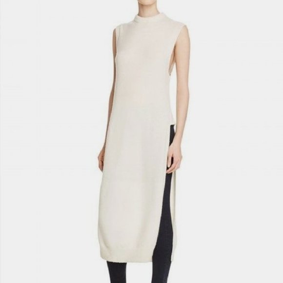 Alexander Wang Sweaters - Alexandr Wang Maxi Cashmere Light Wool Ivory Vest